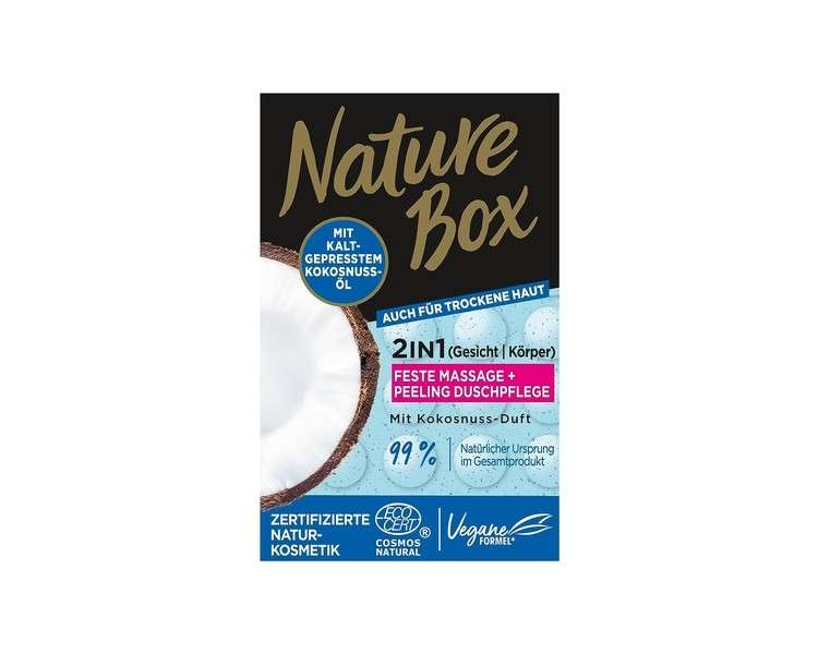 Nature Box Exotic Solid Shower Care with Coconut Scent 100g