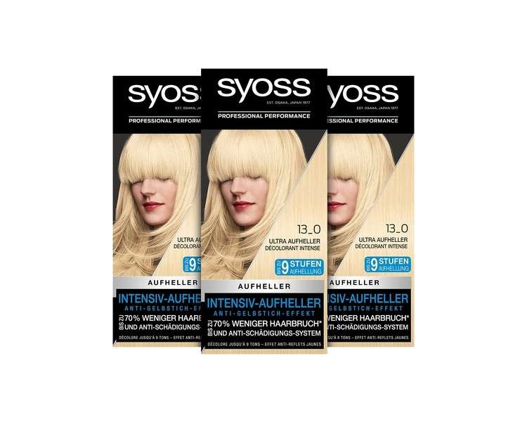 Syoss Color Ultra Lightener Level 3 Hair Coloration 13_0 135ml