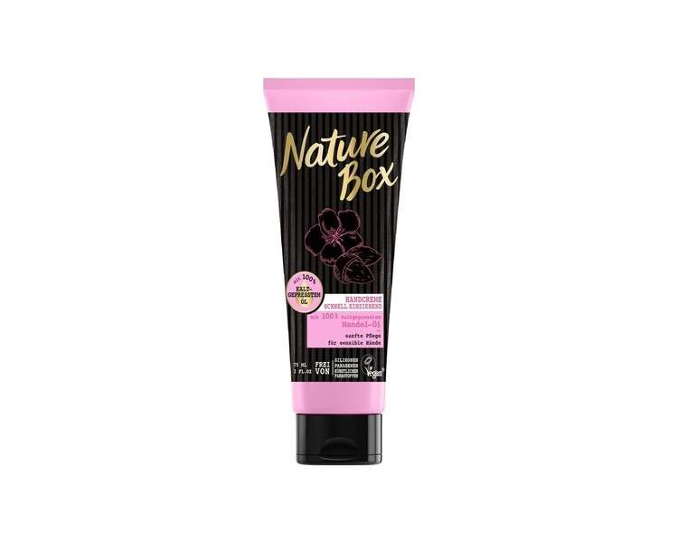 Nature Box Almond Oil Hand Cream 75ml