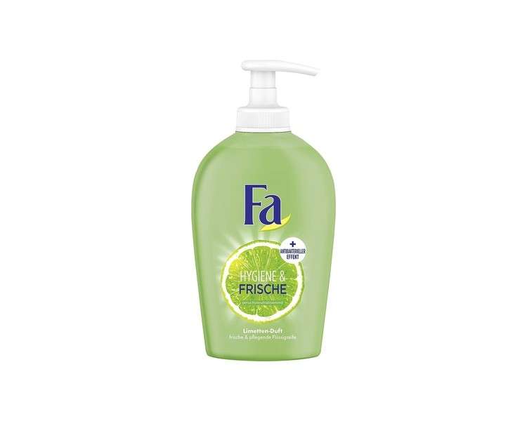 Fa Hygiene and Fresh Lime Scent Liquid Hand Soap 250ml 8.5 fl oz