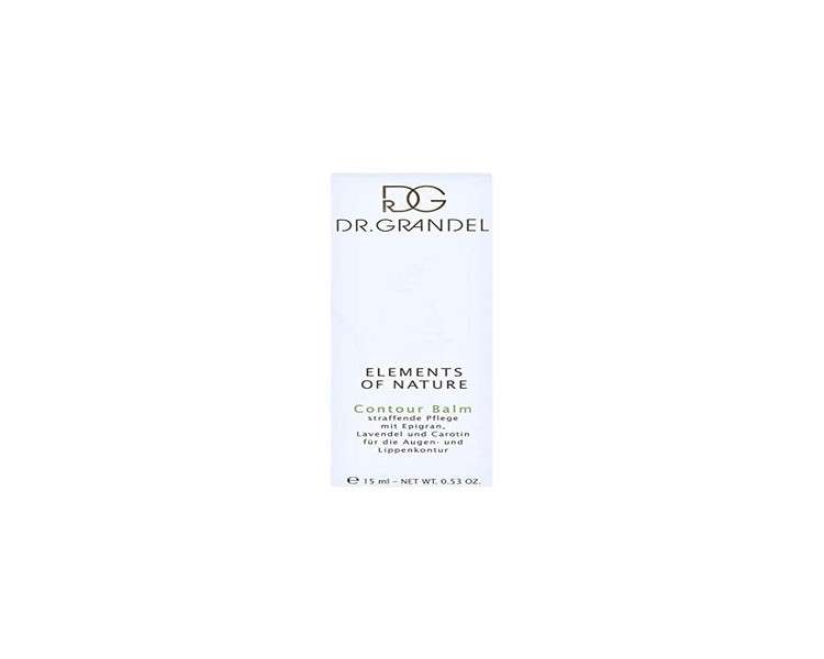 Dr Grandel Elements of Nature Contour Balm 15ml Firming Care with Epigran, Lavender and Carotene for Eye and Lip Contour