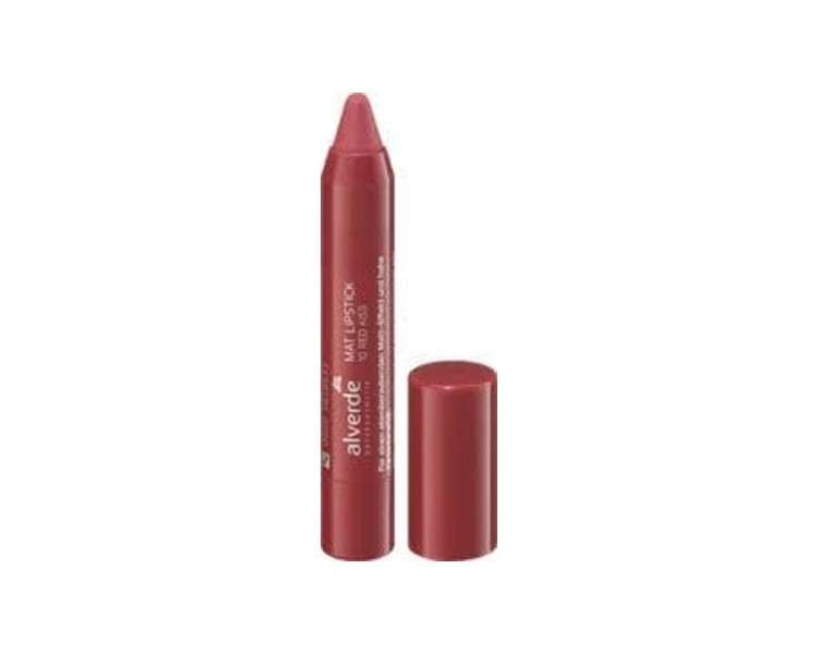 Alverde Naturkosmetik Matte Lipstick Red Kiss 10 3.7ml