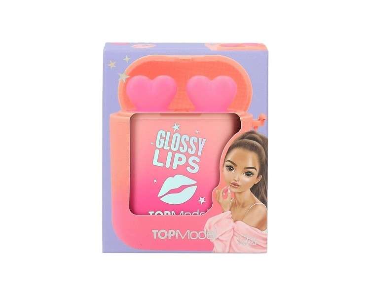 Depesche TOPModel Beauty and Me Lip Gloss Set for Kids with 2 Pleasantly Scented Lip Glosses in a Case