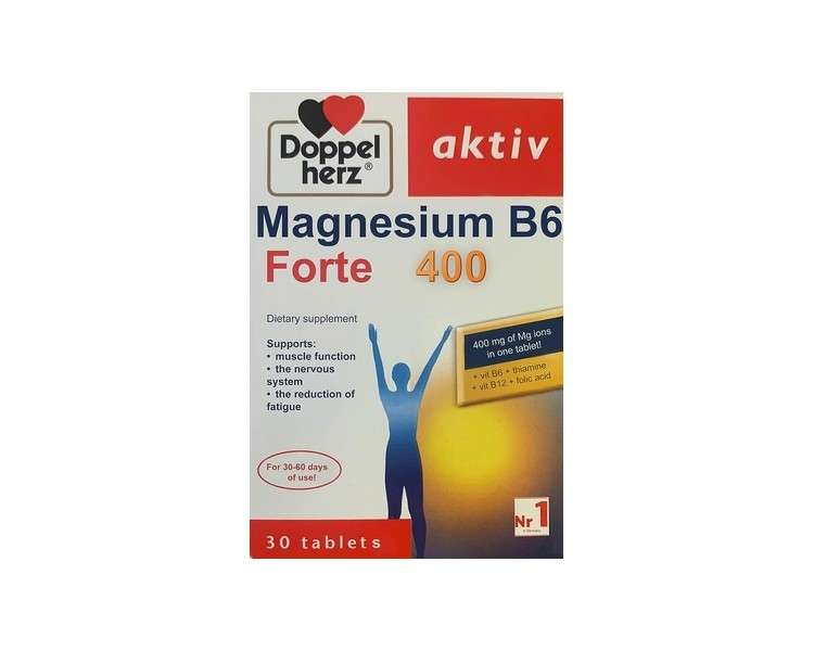 Doppelherz Active Magnesium Forte Dietary Supplement 30 Tablets