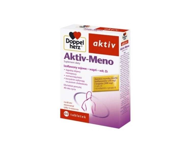 Doppelherz Aktiv Meno 60 Tablets for Women's Menopause