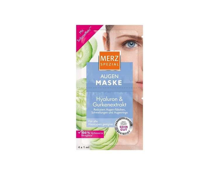 Merz Spezial Eye Mask Eye Care with Cucumber Extract and Hyaluronic Acid 4ml