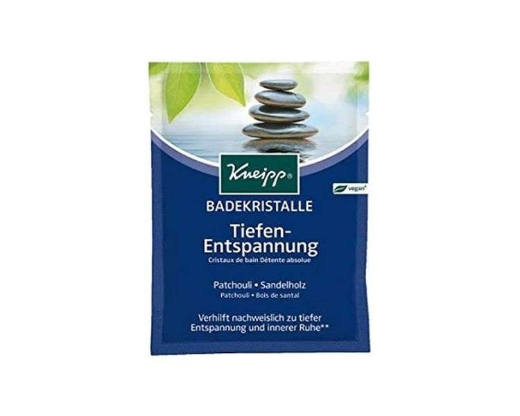 Kneipp Bath Crystals Deep Relaxation Patchouli & Sandalwood 60g