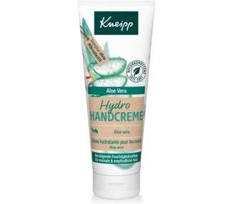 Kneipp Hydro Aloe Vera Hand Cream Soothing Moisturizer for Normal and Sensitive Skin 75ml