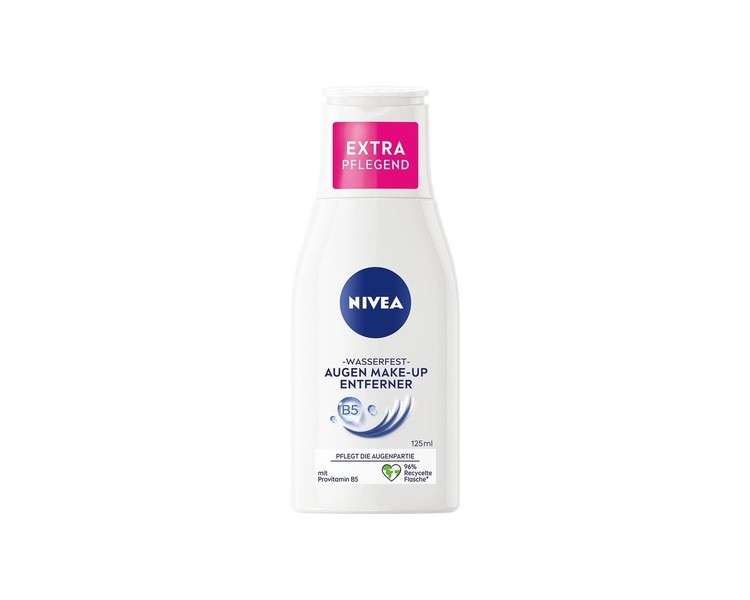 NIVEA Waterproof Eye Makeup Remover 125ml with Chamomile Extract and Provitamin B5