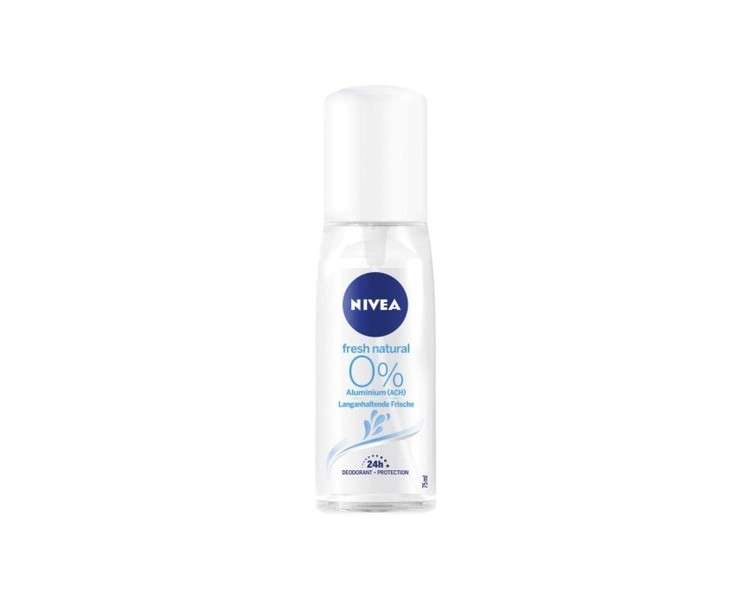 NIVEA Women's Deodorant Atomizer Aluminum Deodorant Protection 75ml Fresh Natural