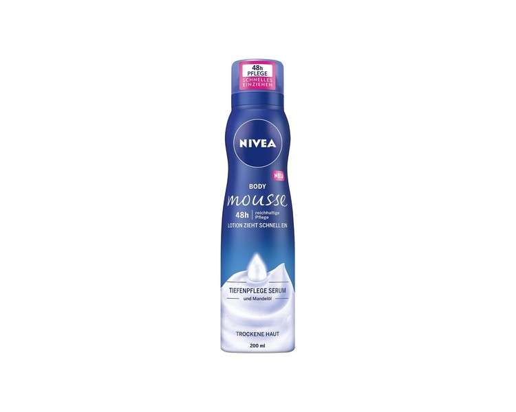 Nivea Body Mousse with Almond Oil for Dry Skin 200ml