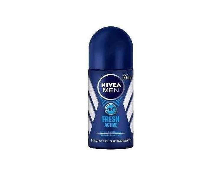 Nivea Fresh Active Deodorant for Men Antiperspirant Roll-On 50ml