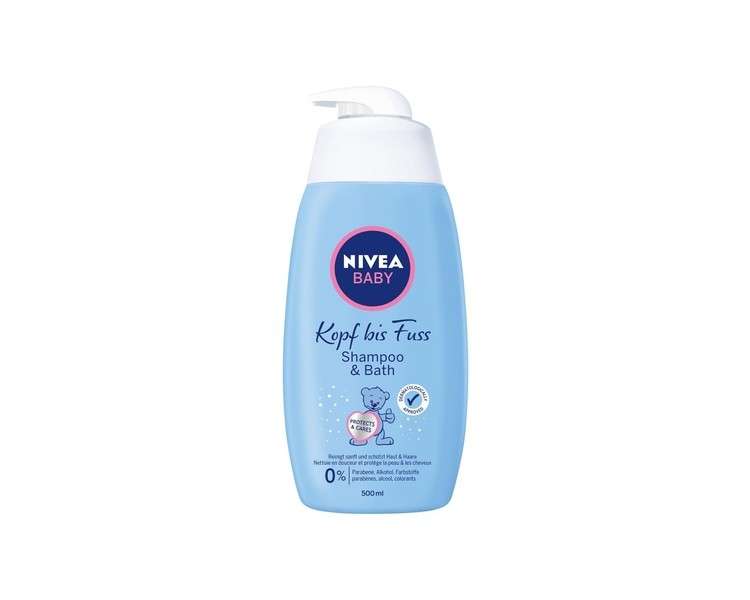 Nivea Baby Shampoo & Bath Shampoo 500ml