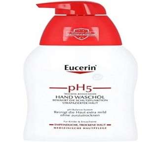 Eucerin pH5 Hand Wash Oil for Sensitive Dry Skin 250ml