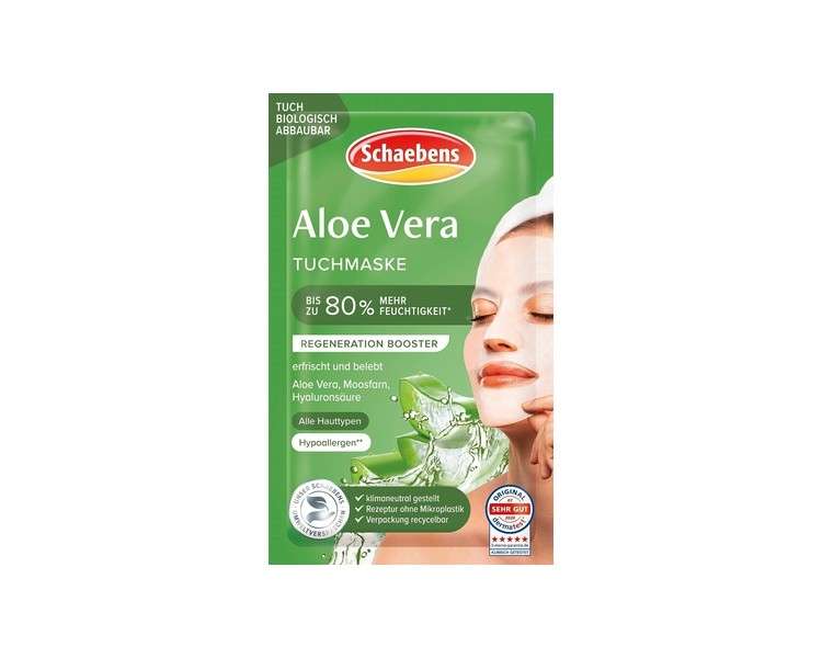 Schaebens Aloe Vera Cloth Mask 21g