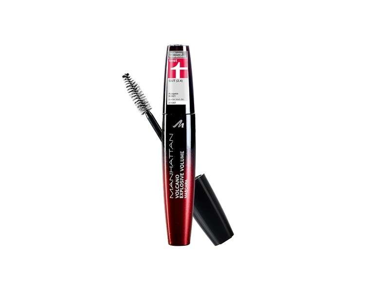 Manhattan Volcano Mascara Unbeatable Volume and Maximum Color Definition for Eyelashes Black 1010N 10ml