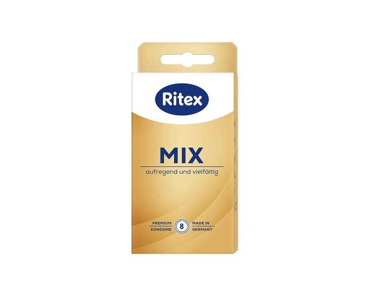 Ritex Mix Condom Assortment Exciting and Versatile - Pack of 8