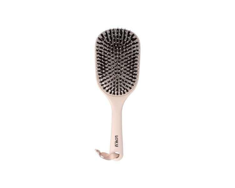 PARSA Beauty LOV.U Detangling Brush Wet & Dry Pink - Hair Brush with Multi-Flexible Nylon Pins and Boar Bristles