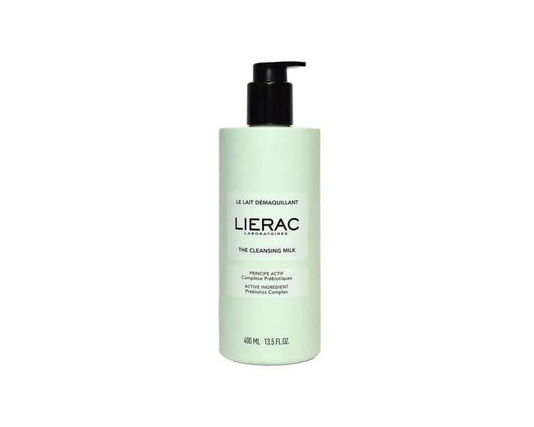 Lierac The Cleansing Milk Removes Make-up Cleans and Nourishes 400ml