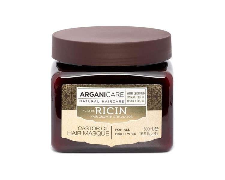 Arganicare Castor Oil Hair Masque Enriched with Organic Argan Oil 500ml