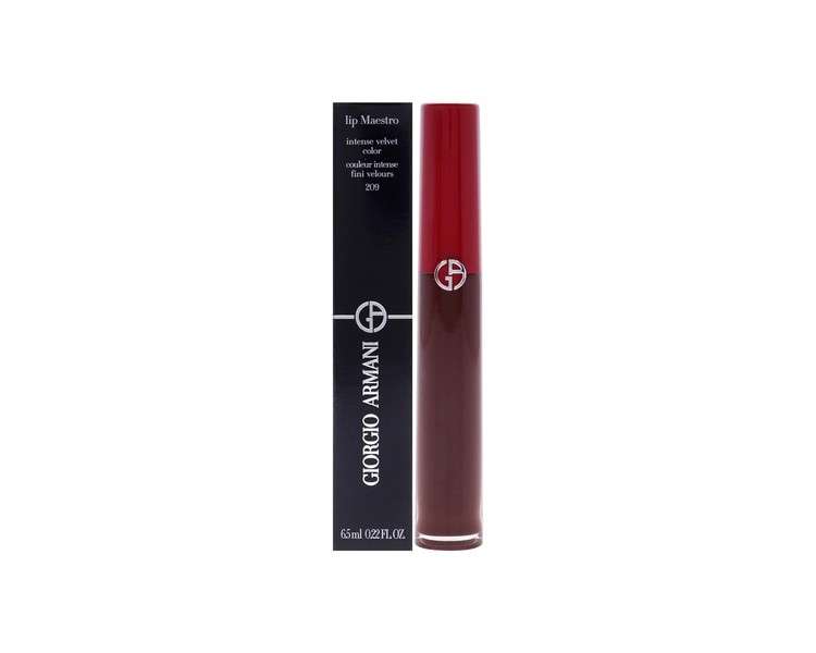 Giorgio Armani Lip Maestro Intense Velvet Color 209 Palazzo Lipstick Women 0.22 oz