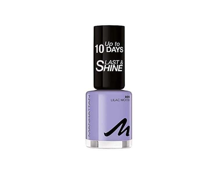 Manhattan Last and Shine Nail Polish 800 Lilac Mood 10ml