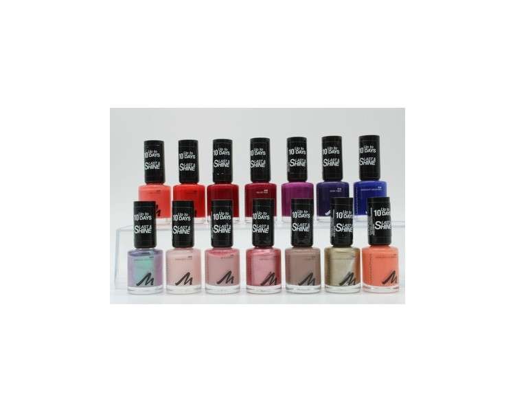 Manhattan Last & Shine Nail Polish up to 10 Days Color Selection 8ml