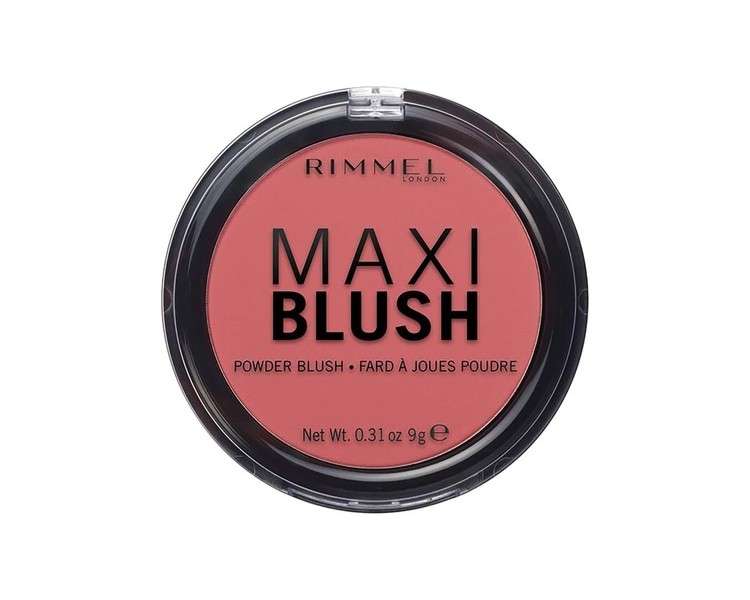 Rimmel London Maxi Blush Pigmented Powder Blusher 9g