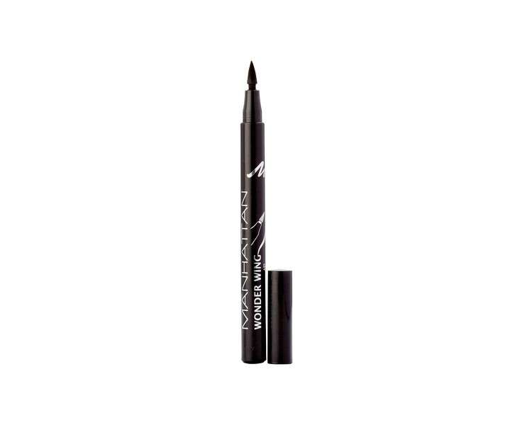 Manhattan Wonder Wing Eyeliner & Stamp Black Ideal Symmetrical Eyelid Line 1 x 3ml