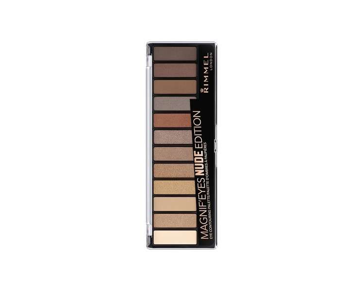 Rimmel Magnif'eyes Nude Edition Eyeshadow Palette 12 Shades Cream