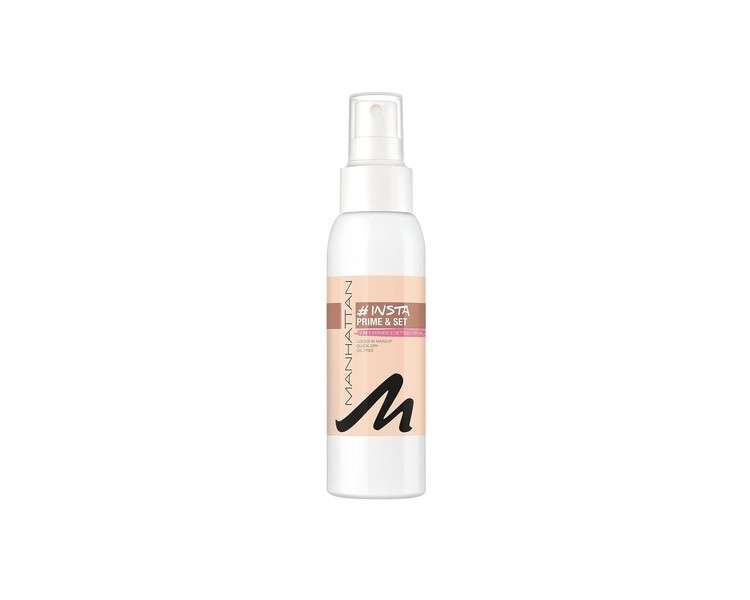 Manhattan Insta Prime & Set Spray Makeup Setting Spray Clear 100 100ml