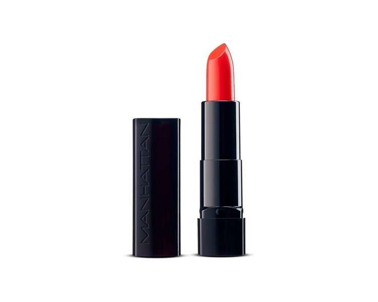 Manhattan All In One Shimmering Lipstick for Long Lasting Shine and Intense Color 4.5g 470 Oh So Orange