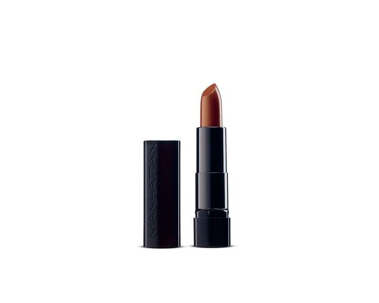 Manhattan All In One Lipstick Shimmering Lipstick for Long-lasting Shine and Intense Color 4.5g Crushed Cinnamon 320