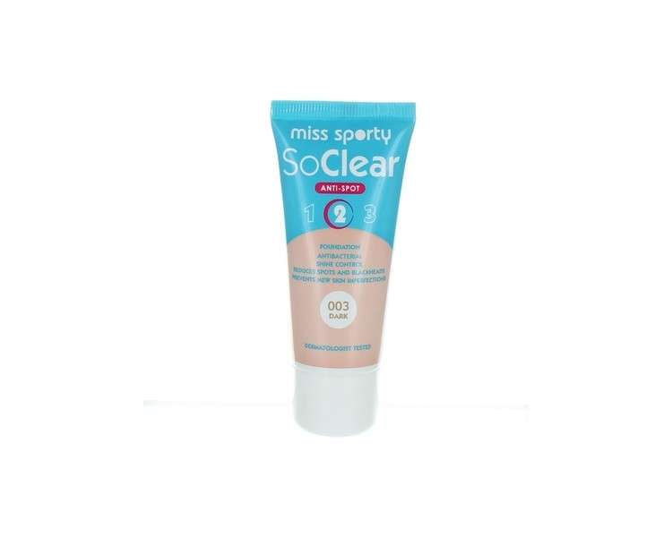 Miss Sporty So Clear Anti-Spot Foundation 30ml 003 Dark