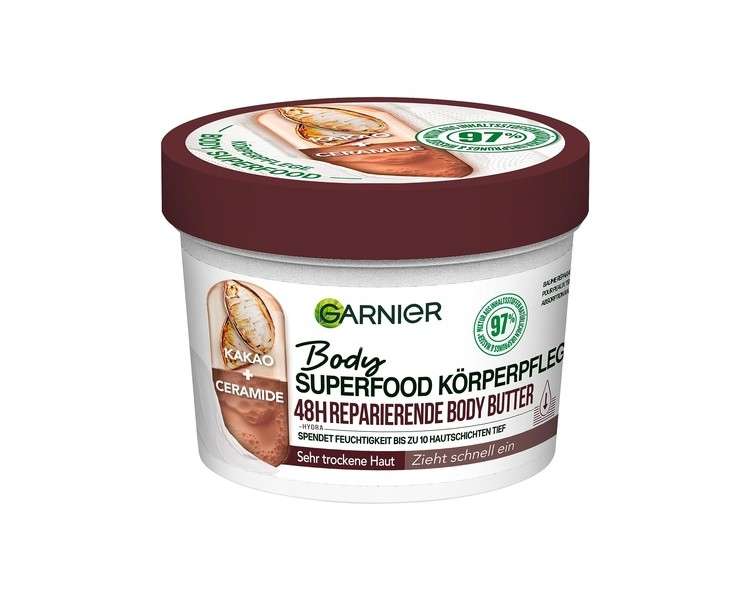 Garnier Repairing Body Care for Dry Skin Body Butter with Cocoa Butter and Ceramides 380ml