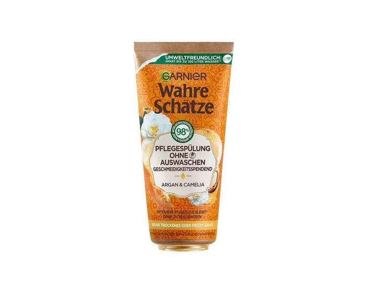 Garnier No Wash Against Dry Hair with Argan and Camelia for More Shine and Softness True Treasures 200ml