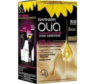 Garnier Olia Gold 10.32 Platinum Gold Permanent Hair Colour 271g