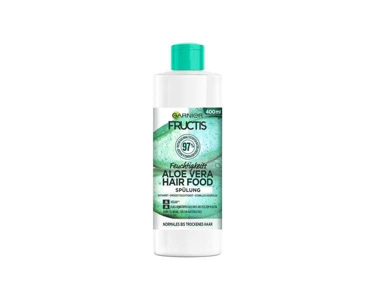 Garnier Moisturising Aloe Vera Conditioner Vegan Formula for Normal Dry Hair 400ml