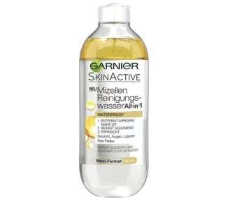 Garnier Micellar Cleansing Water All-In-One Waterproof Facial Cleanser for Sensitive Skin 400ml