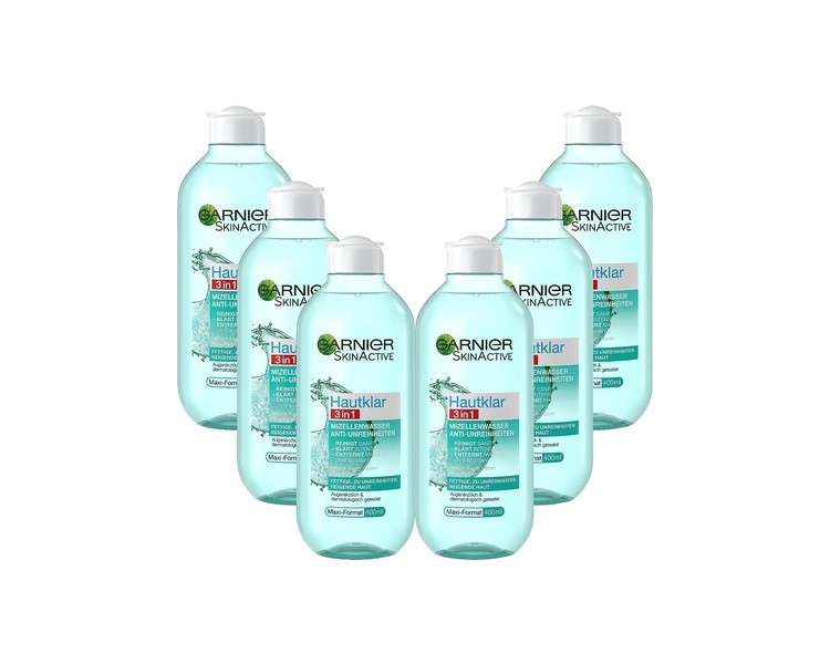 Garnier Hautklar 3-in-1 Micellar Water for Removing Makeup and Cleansing Face and Eyes 400ml