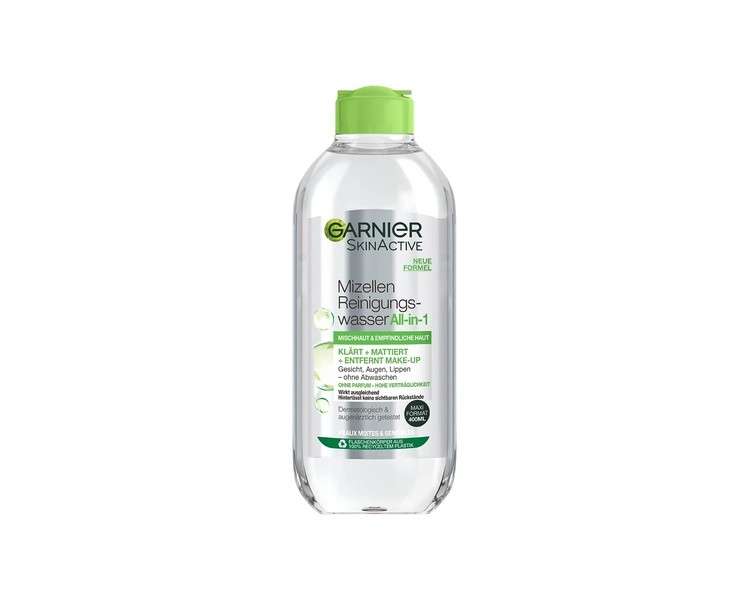 Garnier Micellar Cleansing Water Facial Cleansing for Combination and Sensitive Skin 400ml