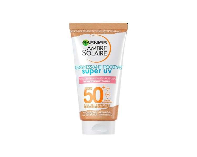 Garnier Ambre Solaire Face Suncream Sensitive Expert+ Waterproof SPF 50+ for Sensitive Skin 50ml