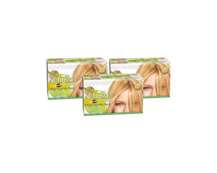 Garnier Nutrisse Creme Highlights Set 1 for DIY Light Highlights with Avocado Oil