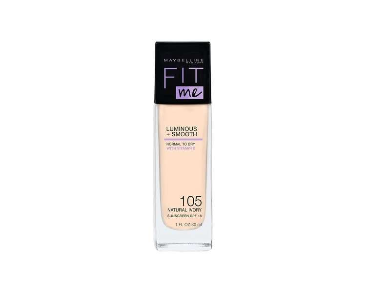 Maybelline Jade Fit Me Liquid Foundation 30ml 105 Light