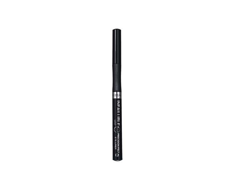 L'Oréal Paris Infallible Grip Precision Felt 0.4mm 27H Longwear Eyeliner Black