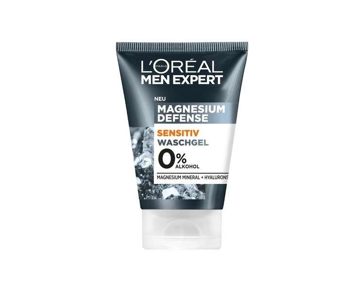 Magnesium Defense Sensitive Wash Gel for Men with Magnesium Mineral 100ml