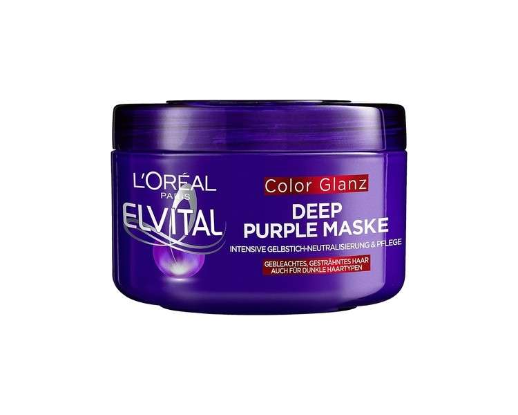 L'Oréal Paris Elvital Hair Mask for Blonde Highlighted Grey Hair 250ml