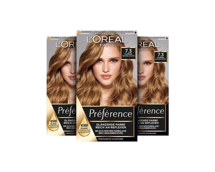 L'Oréal Paris Préférence Florida Caramel Blonde 183g