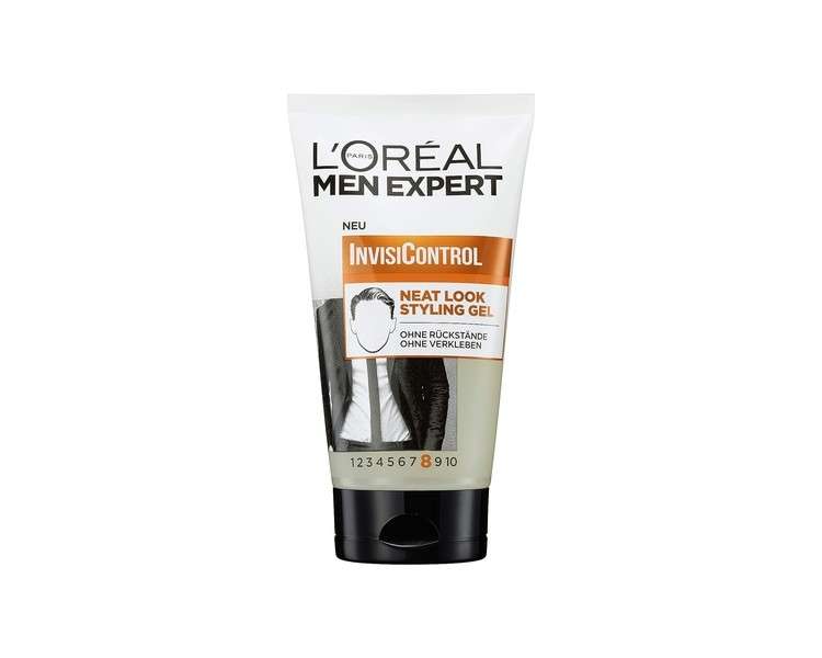 L'Oréal Men Expert Styling Gel for Men Neat Look Hair Styling Gel InvisiControl 150ml