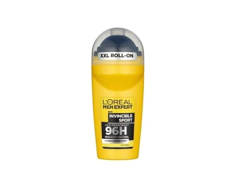 L'Oréal Men Expert Invincible Sport Antiperspirant Roll-On Deodorant 50ml